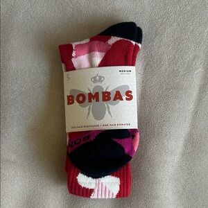 Bombas Women’s “ Valentines “Red and Pink Socks